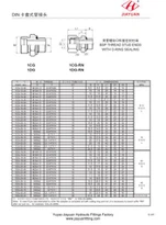 मीट्रिक बीएसपी स्टड ओ-रिंग फिटिंग
